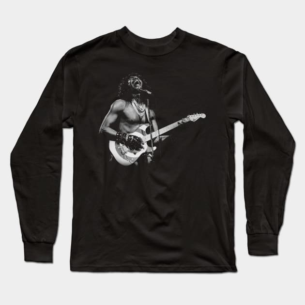 Retro Music James Funny Gifts Men Long Sleeve T-Shirt by WillyPierrot